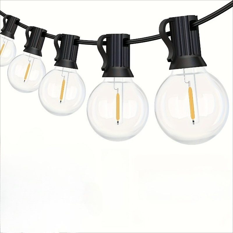 Outdoor Lighting Remote Control - 64FT G40 Solar Powered Dimmable String