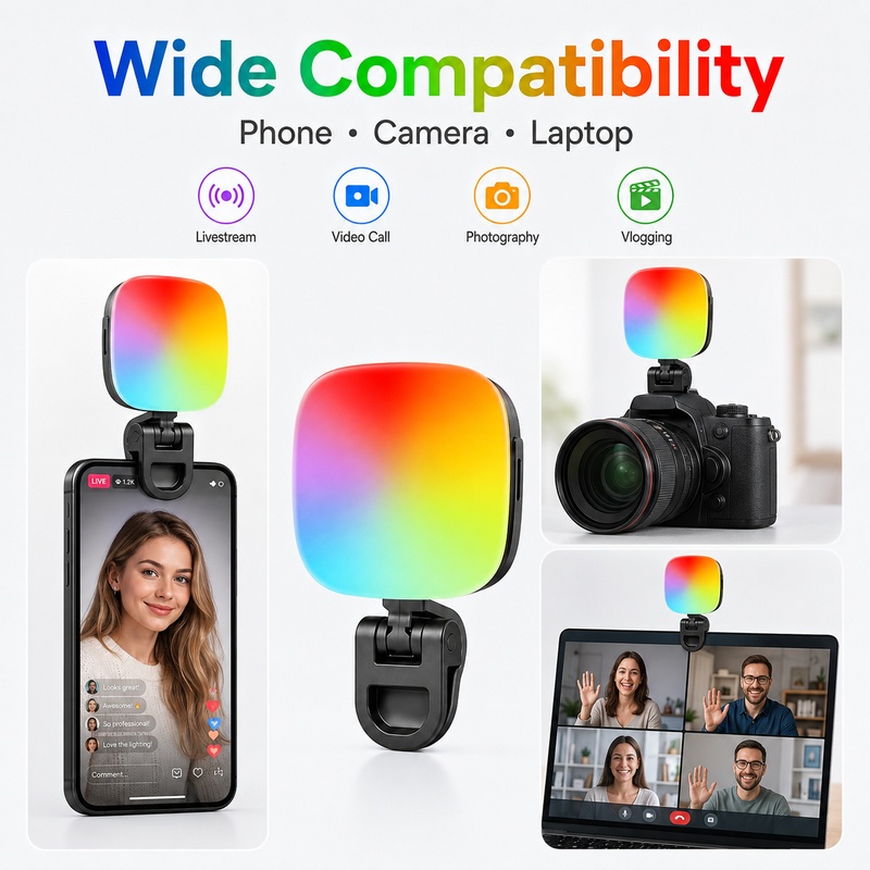 Outdoor Lighting For Photography - Portable RGB LED Fill Light Pocket