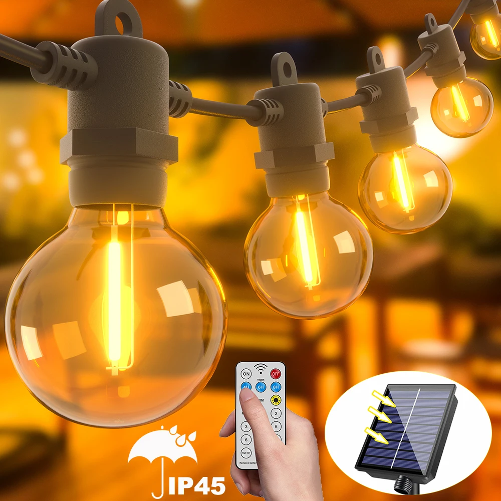 Outdoor Lighting Socket - Shatterproof Solar Garland Lamp Outdoor G40