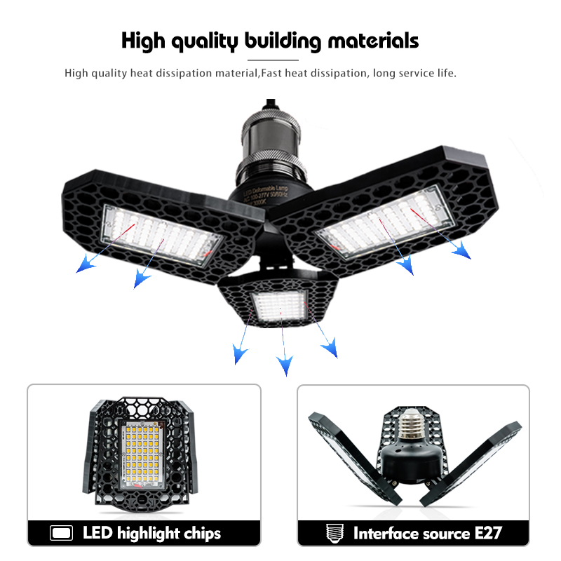 Deformable LED Bulb Garage Lig - đánh giá và giá Outdoor Lighting Warehouse