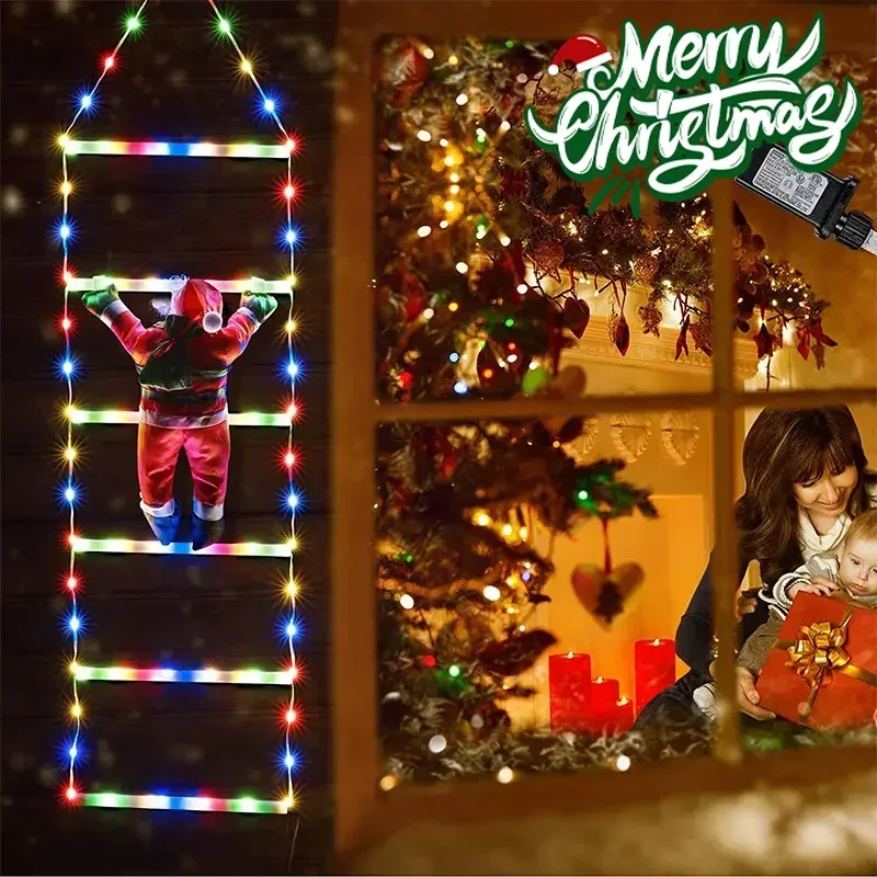 LED Ladder Light for Santa Cla - đánh giá và giá Xmas Outdoor Lighting Decorations