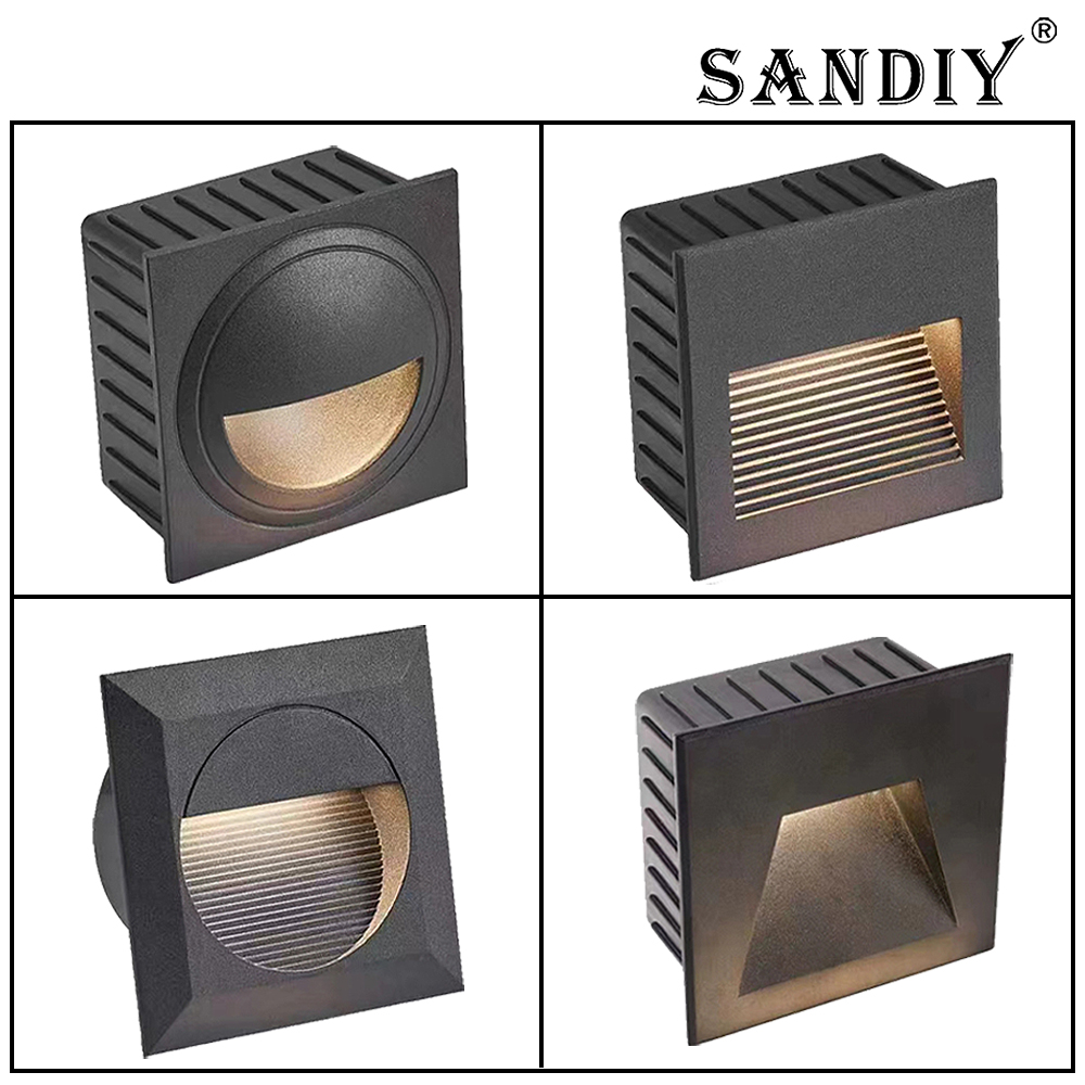 SANDIY Recessed Outdoor Wall S - đánh giá và giá Outdoor Lighting Amazon