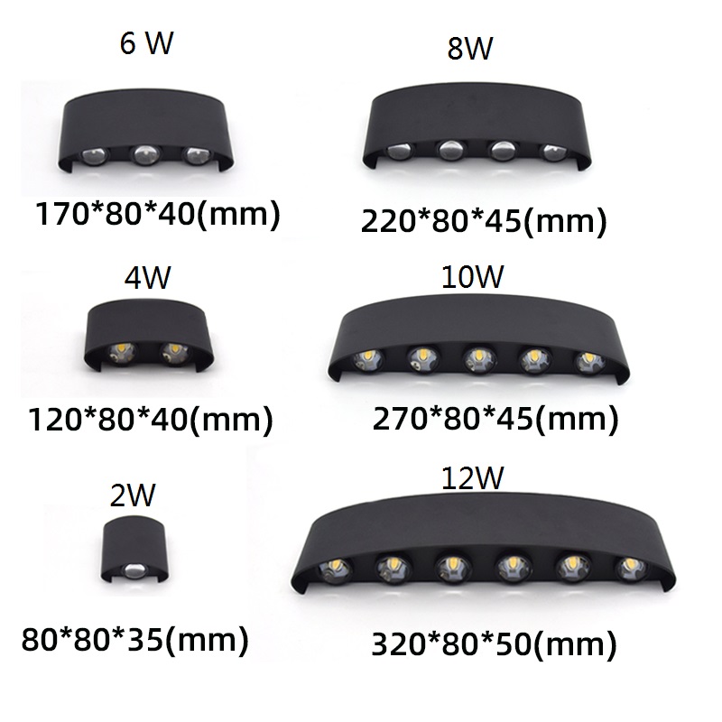Đèn Led Dán Tường Nhôm Ngoài T - đánh giá và giá Outdoor Lighting On Stairs