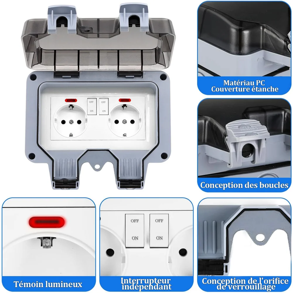 European-Style Outdoor Socket  - đánh giá và giá Outdoor Lighting Socket