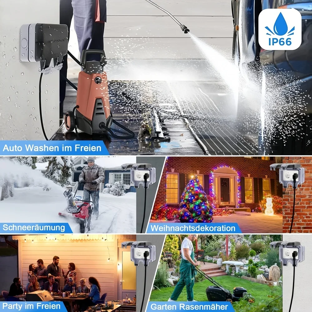European-Style Outdoor Socket  - đánh giá và giá Outdoor Lighting Socket