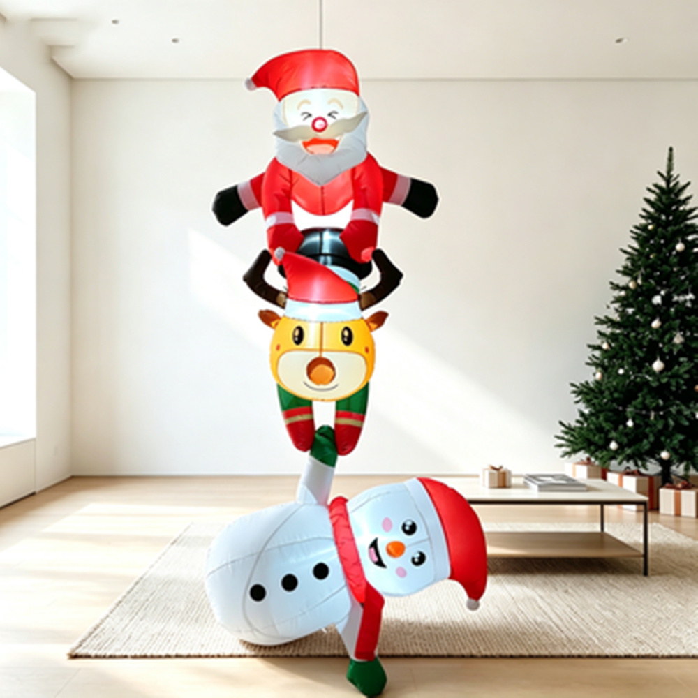 8FT Christmas Inflatable Snowm - đánh giá và giá Xmas Outdoor Lighting Decorations