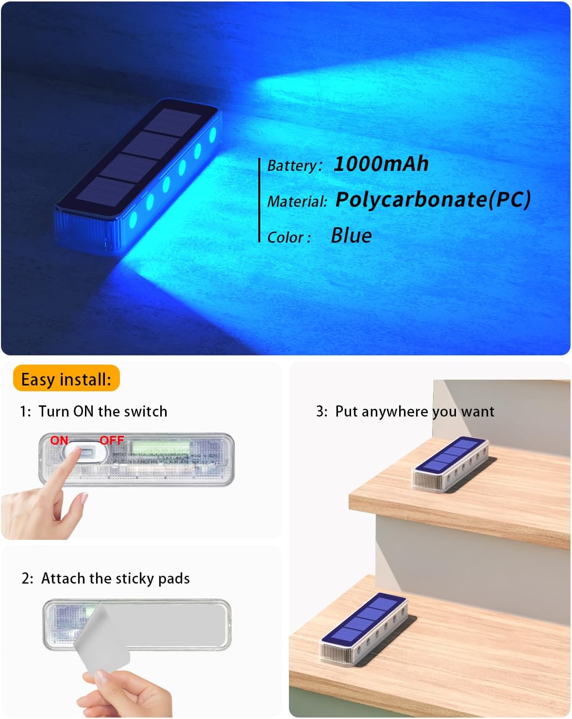 Outdoor Solar Deck Lights LED  - đánh giá và giá Outdoor Lighting On Stairs
