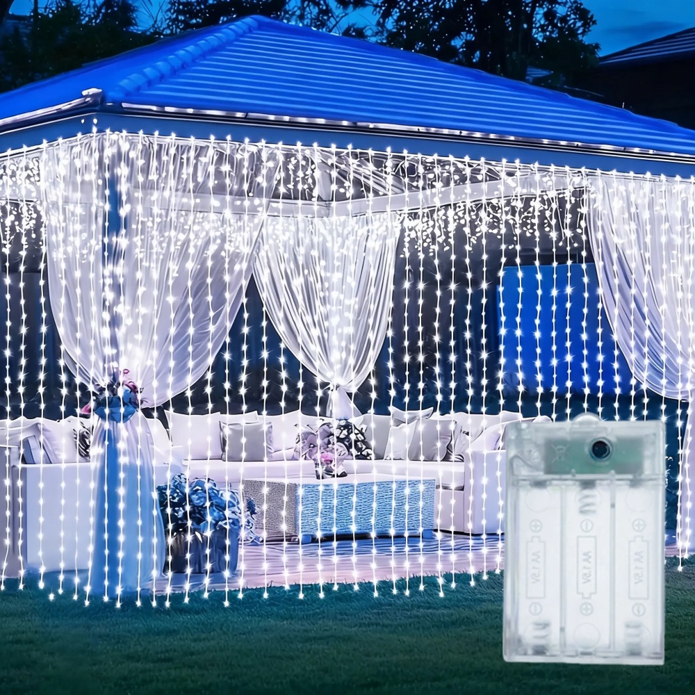 Xmas Festoon LED Curtain Strin - đánh giá và giá Xmas Outdoor Lighting Decorations