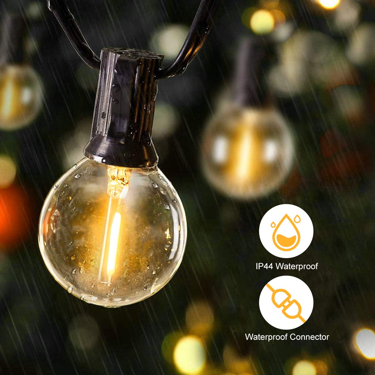 25FT 50FT G40 Fairy String Lig - đánh giá và giá Outdoor Lighting Socket