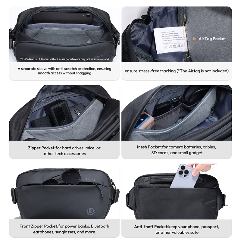 Ulanzi PB038 Travel Sling Bag  - đánh giá và giá Outdoor Lighting For Photography
