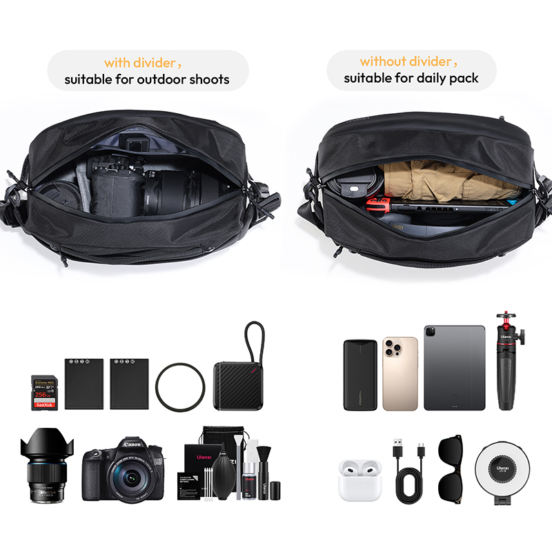 Ulanzi PB038 Travel Sling Bag  - đánh giá và giá Outdoor Lighting For Photography