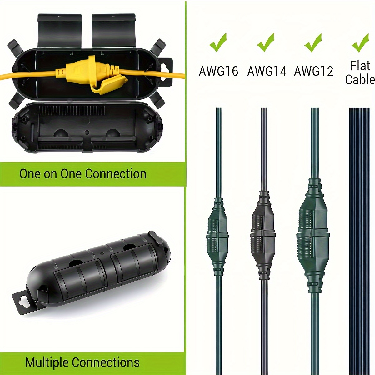 Extension Cord Plug Connection - đánh giá và giá Outdoor Lighting Socket