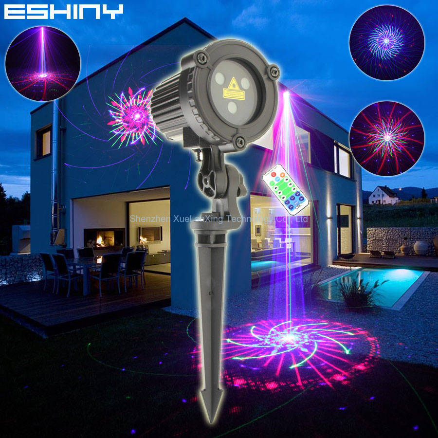 ESHINY RGB Laser Landscape Lig - đánh giá và giá Outdoor Lighting Amazon