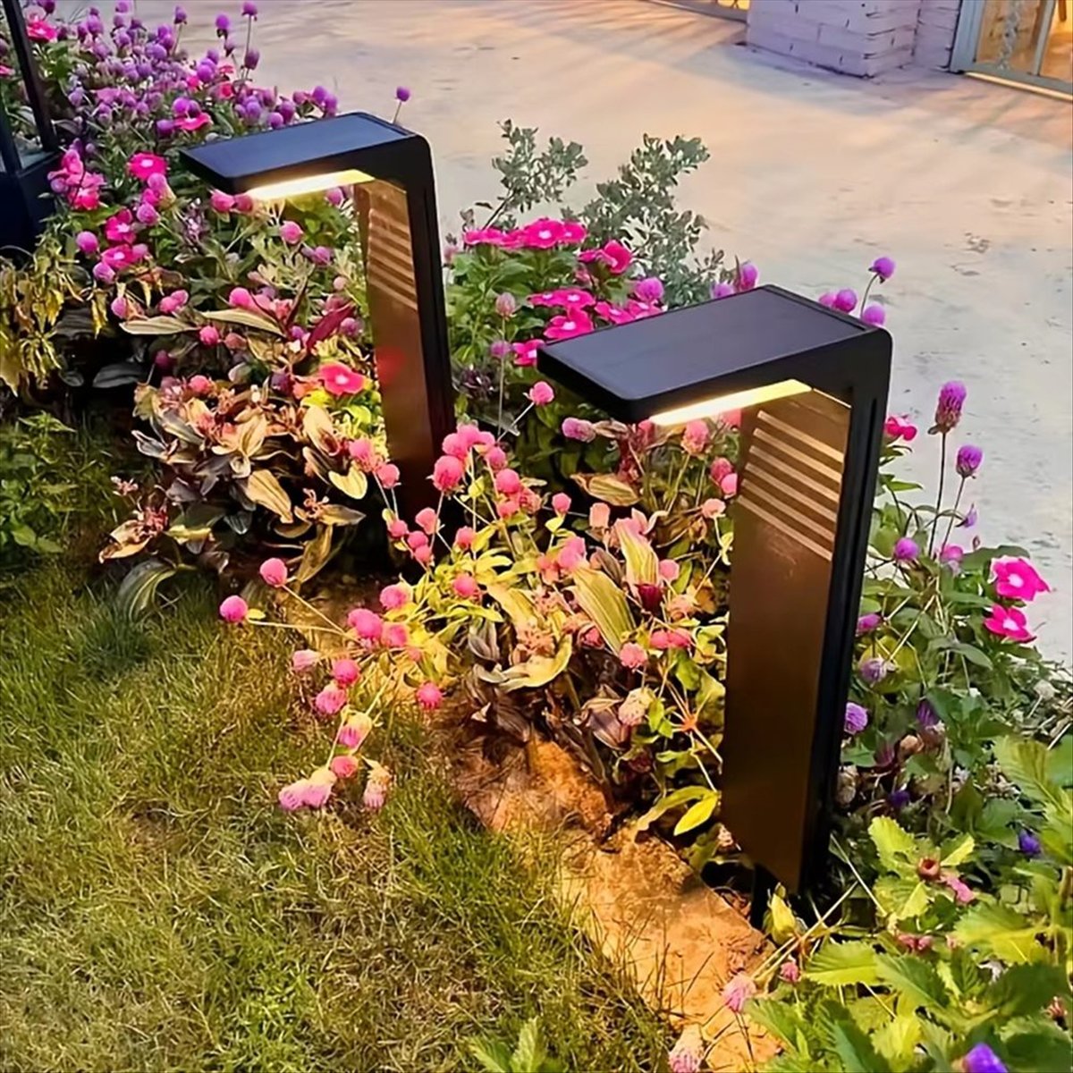 Y17A Outdoor Solar Garden Ligh - đánh giá và giá Outdoor Lighting Install