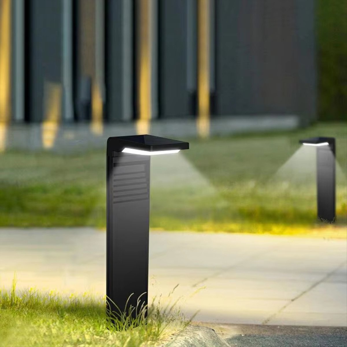 Y17A Outdoor Solar Garden Ligh - đánh giá và giá Outdoor Lighting Install