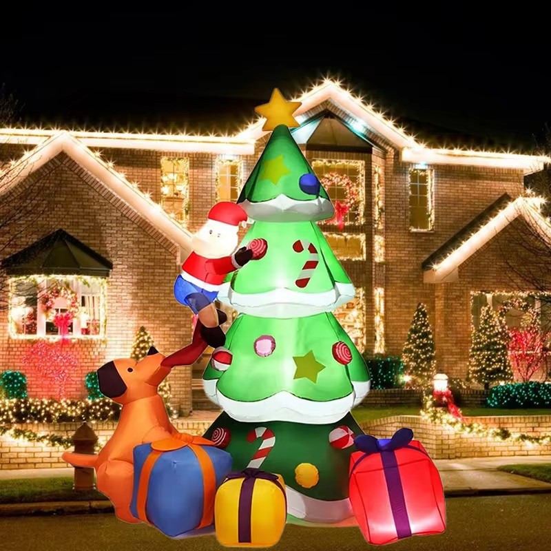 Christmas Tree Inflatable Mode - đánh giá và giá Xmas Outdoor Lighting Decorations