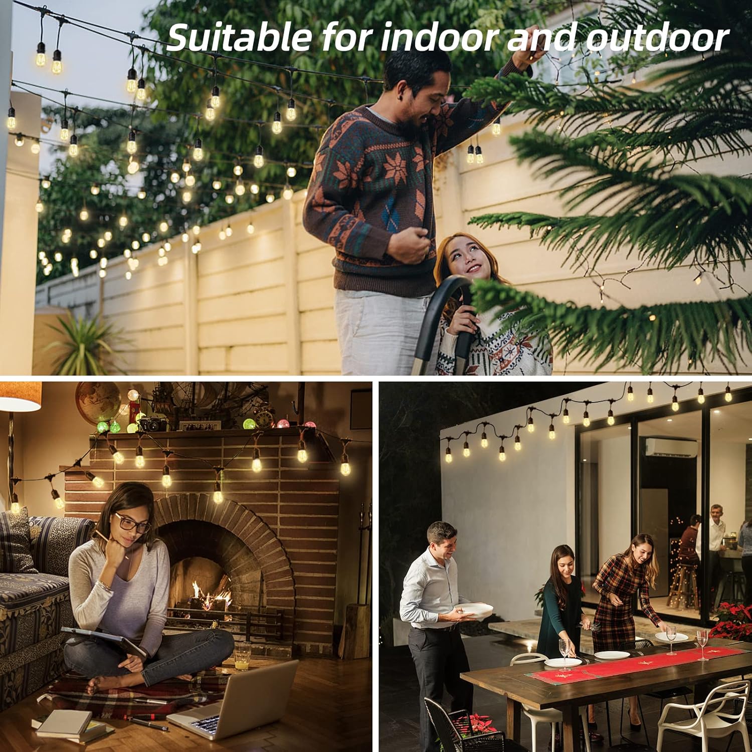 10m LED String Lights 10 Hangi - đánh giá và giá Outdoor Lighting Socket