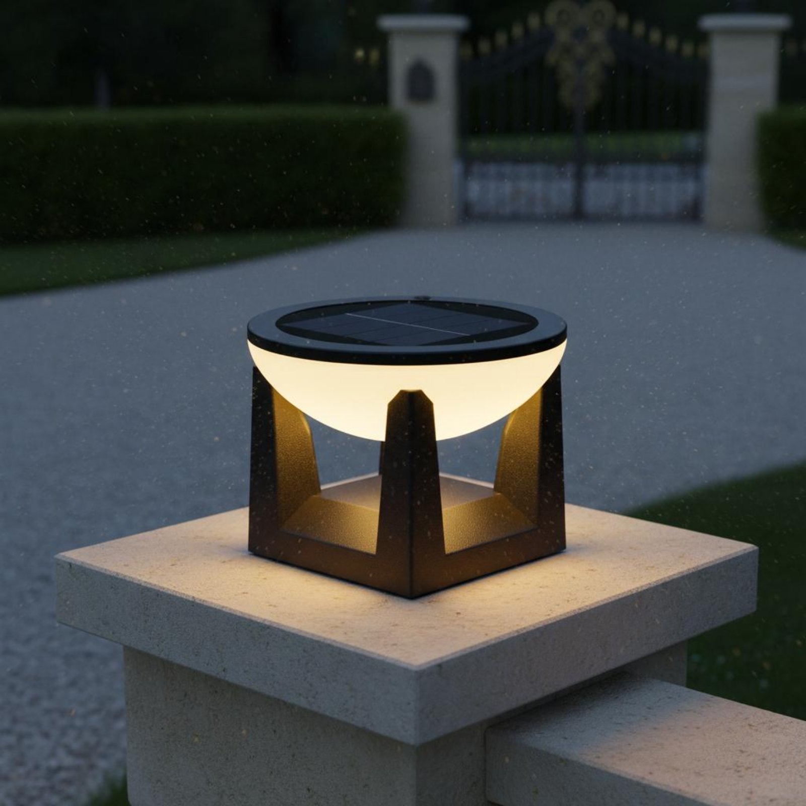 Solar Post Light Easy to Insta - đánh giá và giá Outdoor Lighting Install