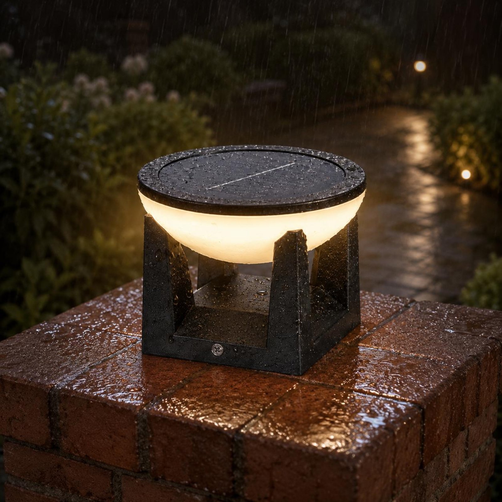 Solar Post Light Easy to Insta - đánh giá và giá Outdoor Lighting Install