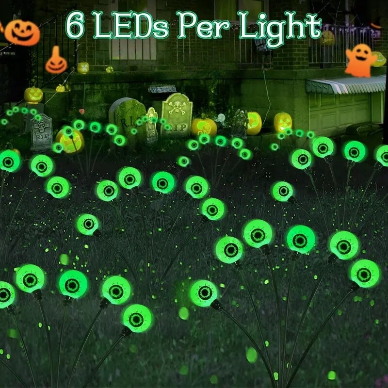 Solar Halloween Eyeball Garden - đánh giá và giá Outdoor Lighting Socket