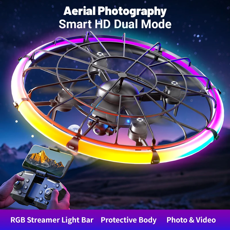 JJRC H145 UFO RC Drone with Du - đánh giá và giá Outdoor Lighting For Photography