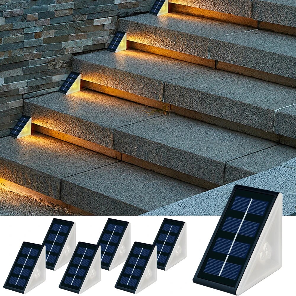 IP67 Waterproof Solar Step Lig - đánh giá và giá Outdoor Lighting On Stairs