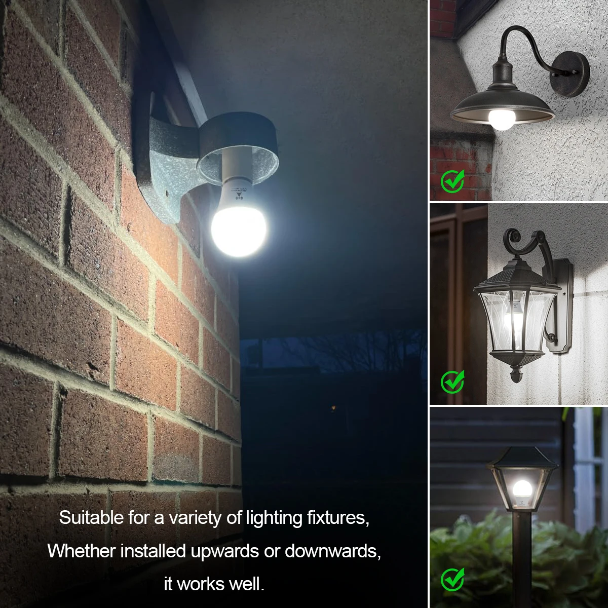 AC175V-265V E27 Radar Motion S - đánh giá và giá Outdoor Lighting On Stairs