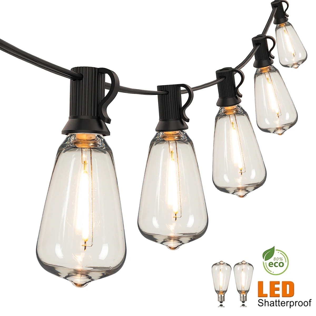 110V US Plug ST38 String Light - đánh giá và giá Outdoor Lighting Socket